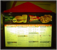 Sonic Menuboard